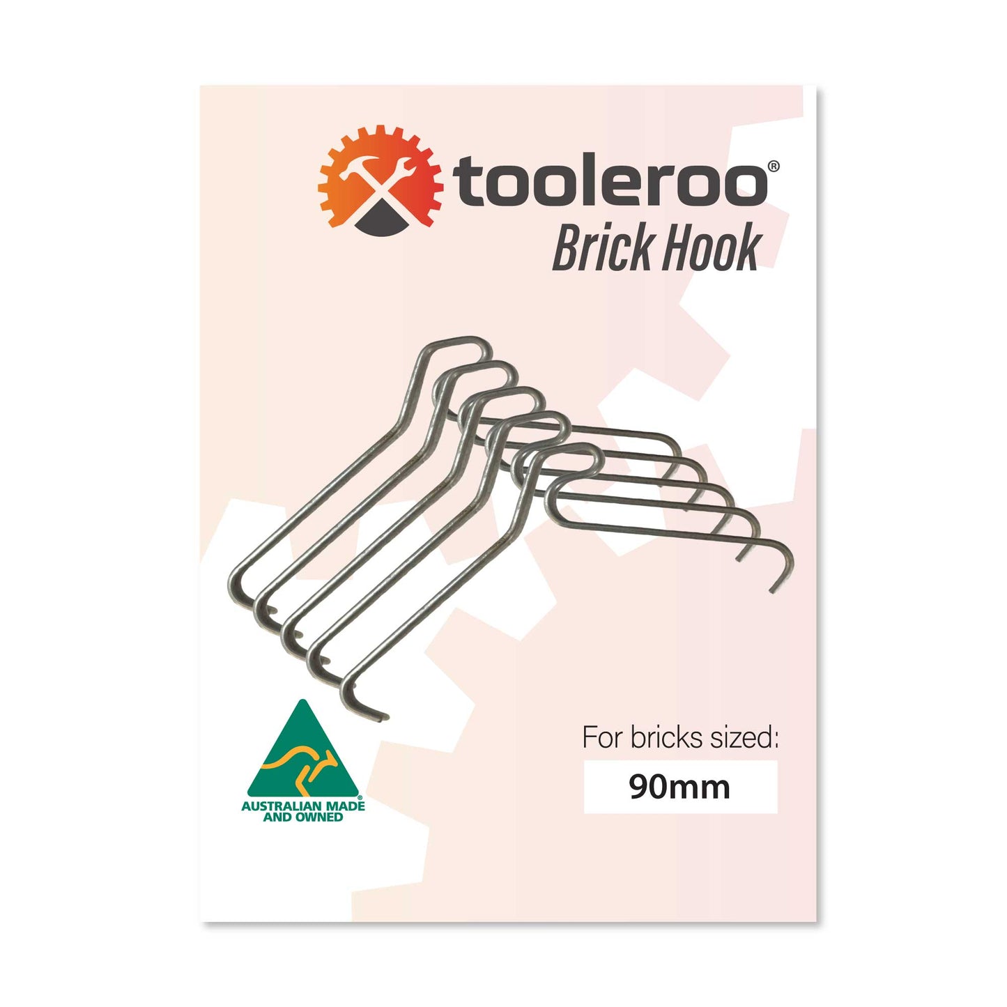 10 Pack Brick Hooks - Wall Crab Clips Hangers - Pictures Pot Plants Outdoor Decor