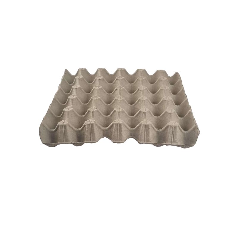 100 X Brown Pocket Egg Trays Cardboard Fillers For 30 Eggs