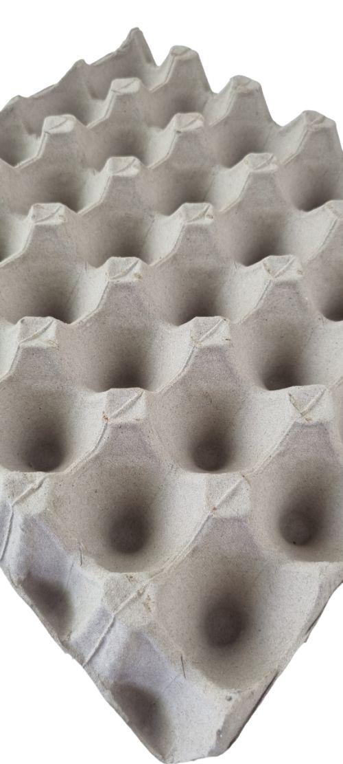 100 X Brown Pocket Egg Trays Cardboard Fillers For 30 Eggs