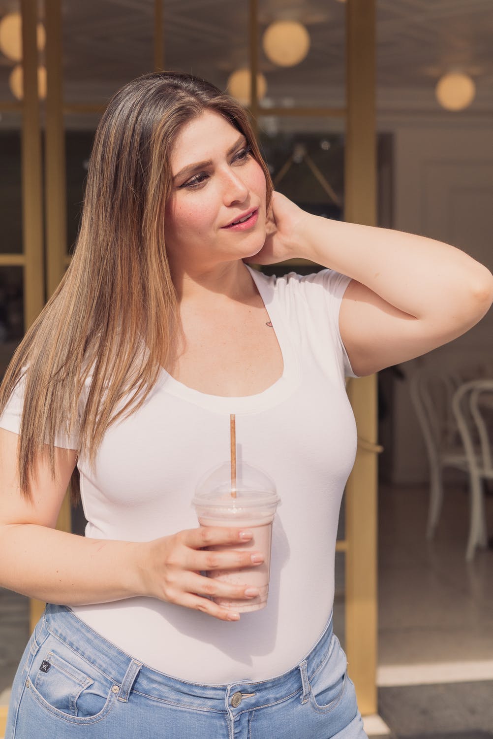 100 X Drinking Cups Clear Pp With Clear Dome Lid 15Oz / 425Ml