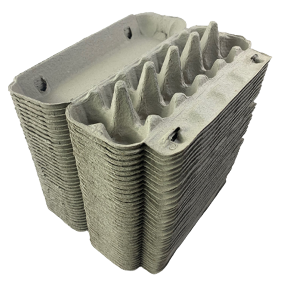100 X Egg Cartons For 12 Eggs Full Dozen New Carton Grey