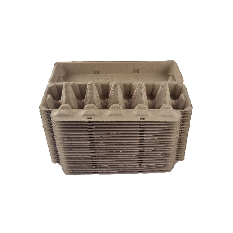 100 X Extra Large Brown Duck Egg Cartons For 12 Eggs Full Dozen Cardboard Carton