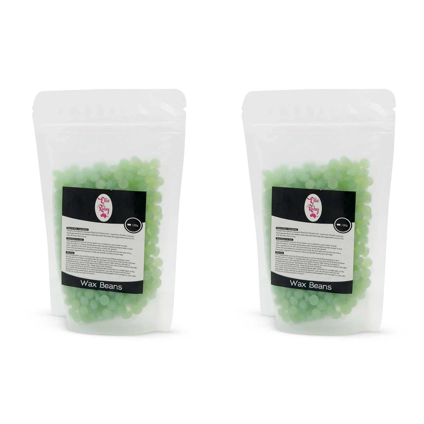100g Packs Hard Wax Beans - Brazilian Waxing Beads Peel Off Depilatory Bikini