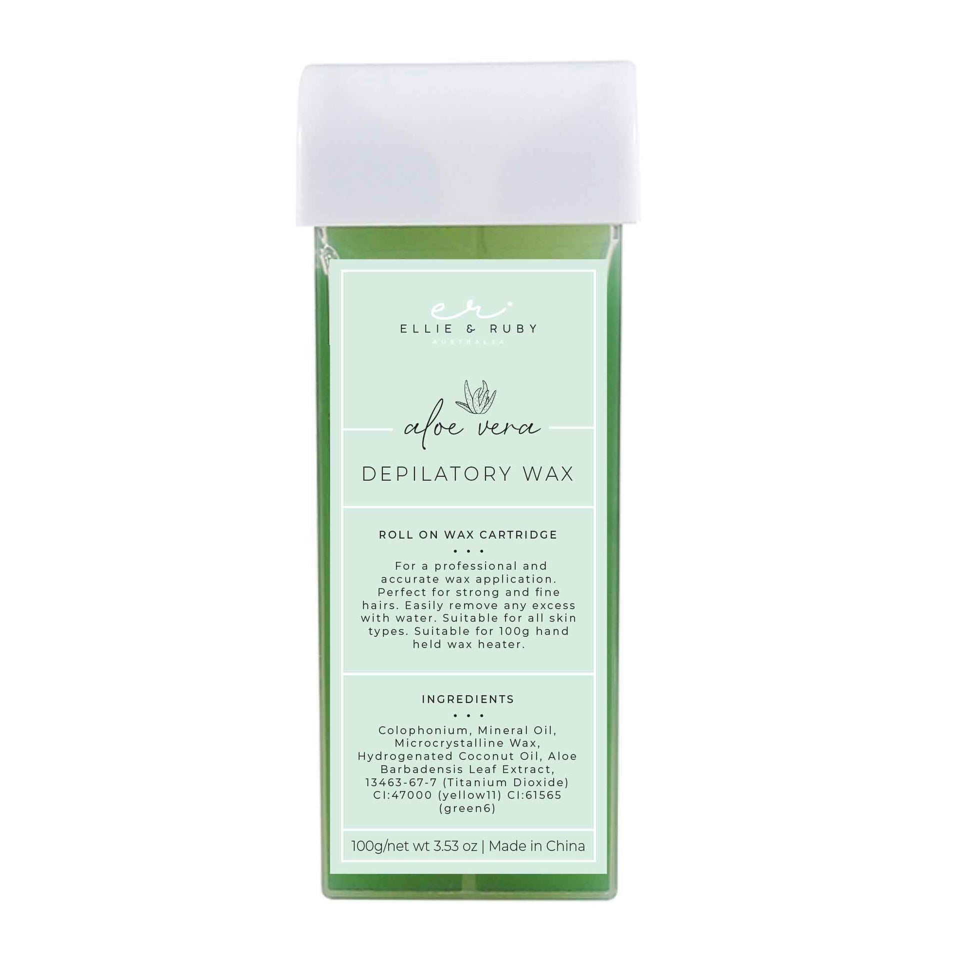 100g Wax Cartridge - Roll On Waxing Replacement for Depilatory Warmer Heater