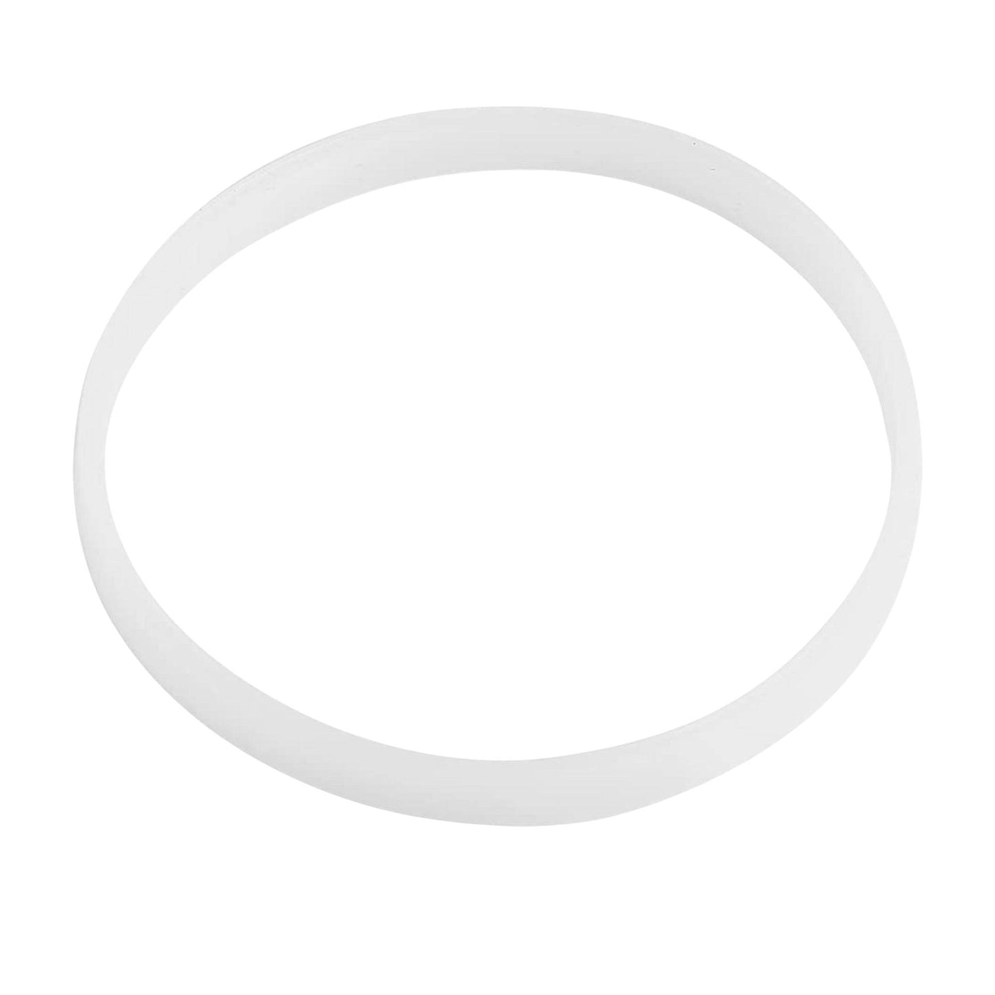 101mm Flat No-Lip Gasket Seal Compatible with Nutri Ninja 600W Cups - White