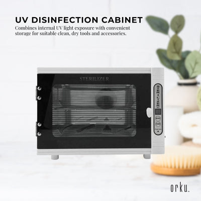 Orku 10L UV Disinfection Cabinet for Salon Beauty Nail Tool Storage
