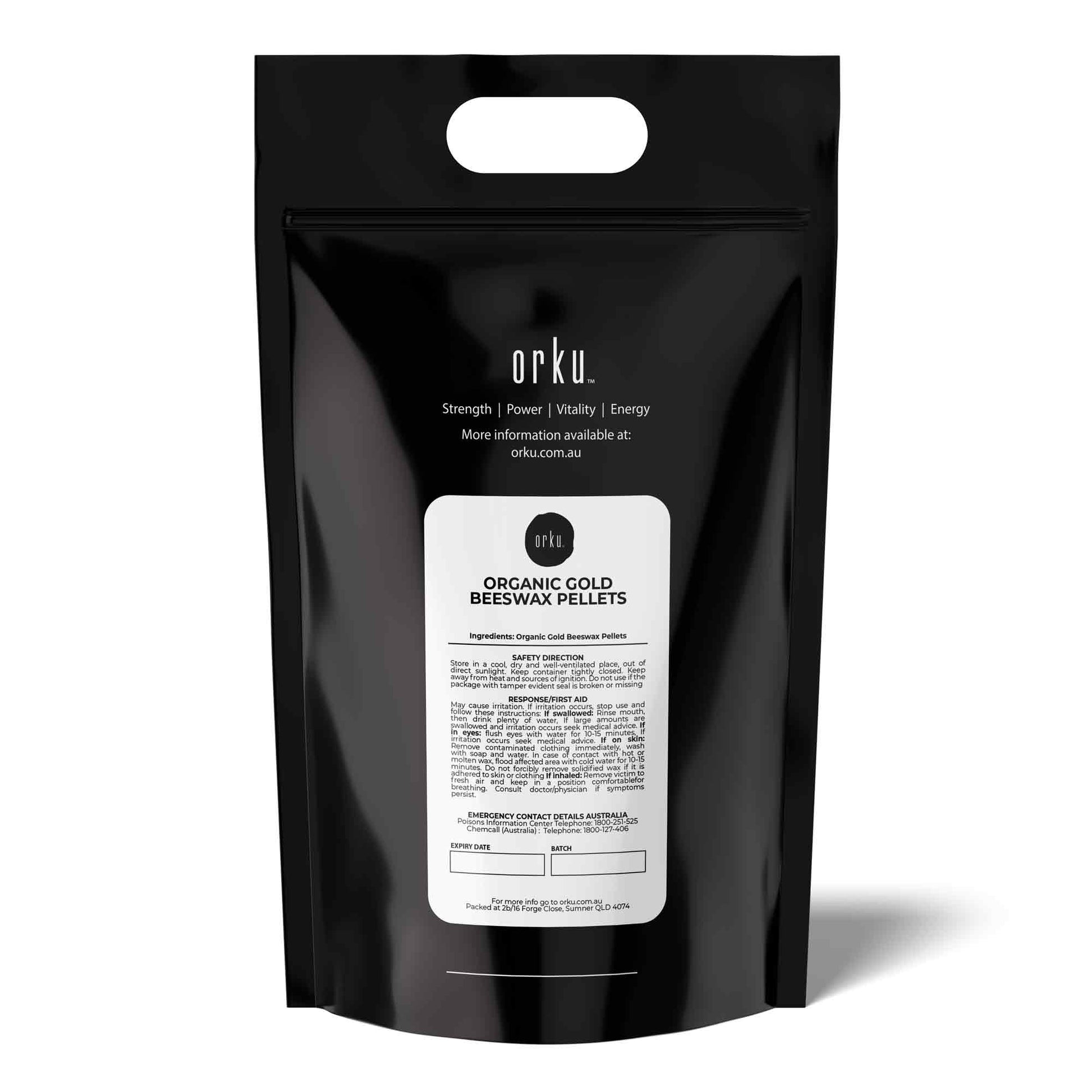 10kg Orku Organic Beeswax Pellets Yellow - Cosmetic Grade Quality Pure Bees Wax