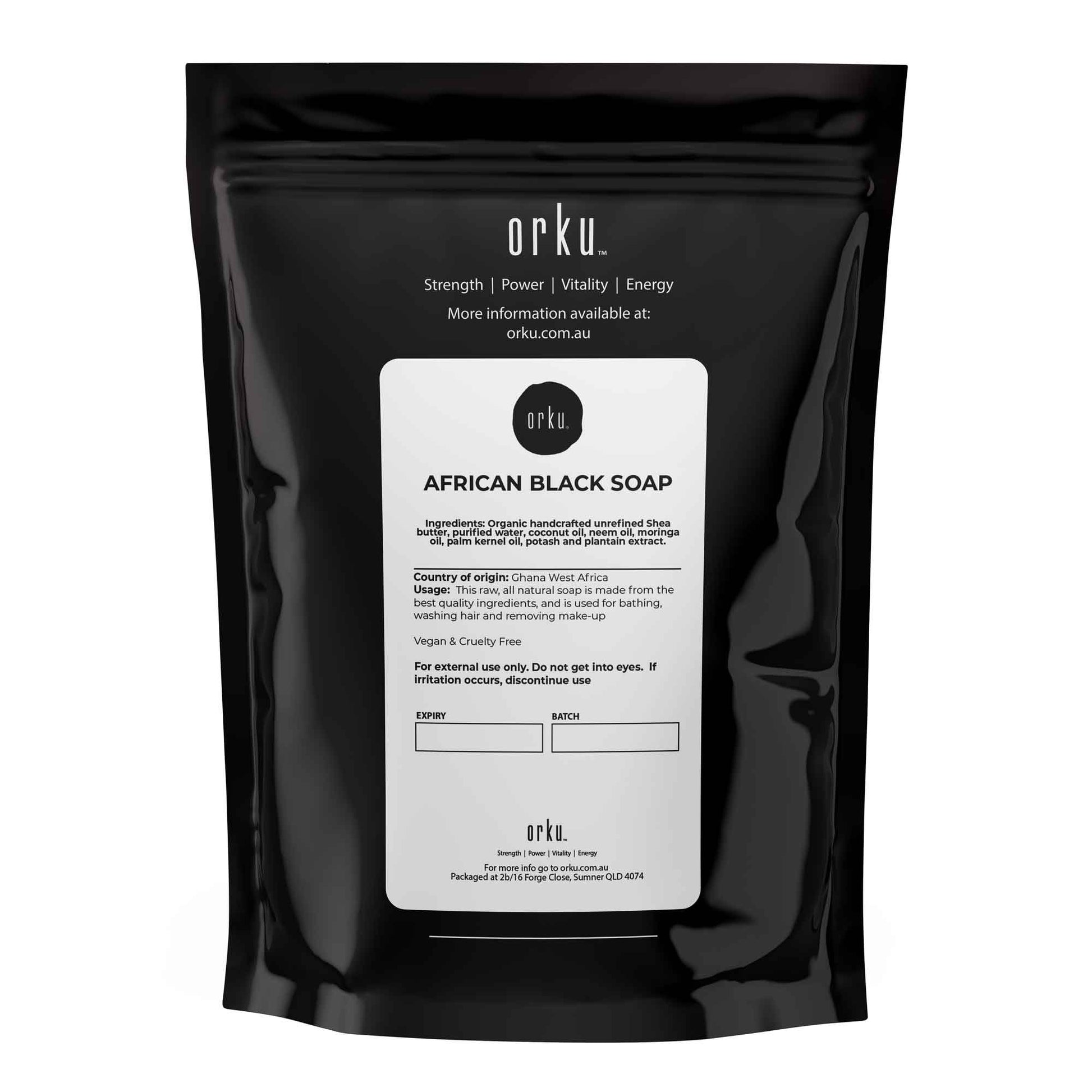 10x 150g African Black Soap Bar Moisturising Shea Moringa Neem Seed Alata Samina