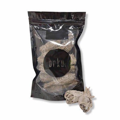 10x Californian White Sage Smudge Sticks - Mini 10-12cm Incense Cleansing Wand