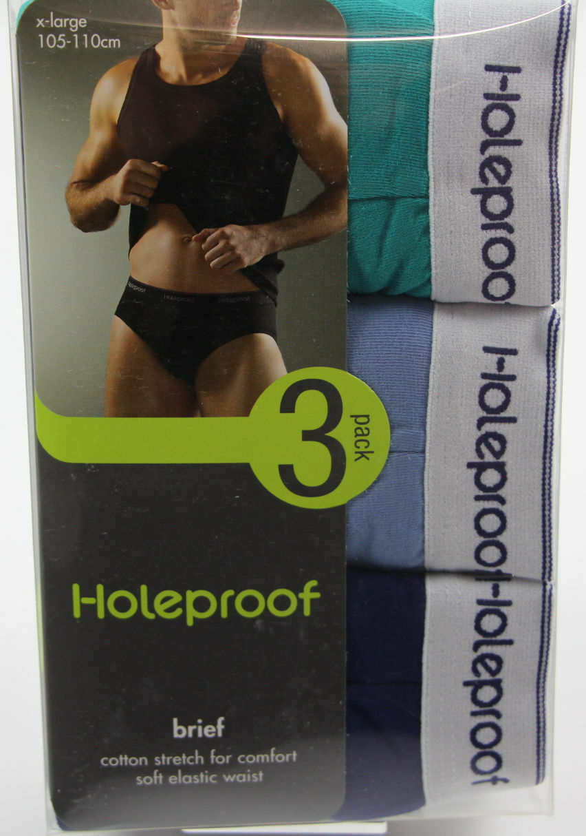 12 Pairs Mens Holeproof Cotton Mens Brief Underwear Undies Cotton