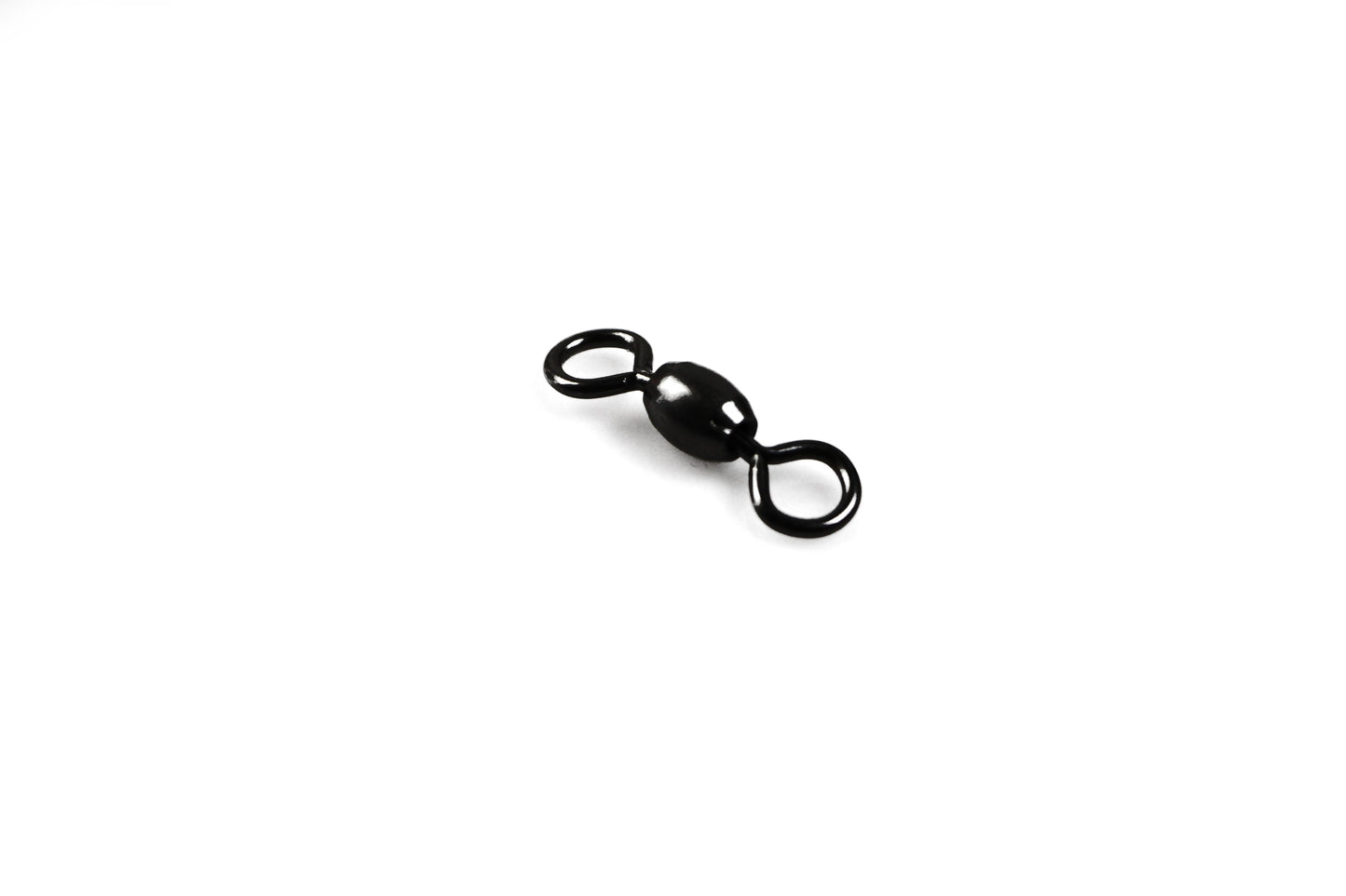 150Pcs X Black Brass Barrel Fishing Swivel Ball Bearing Tackle Swivels