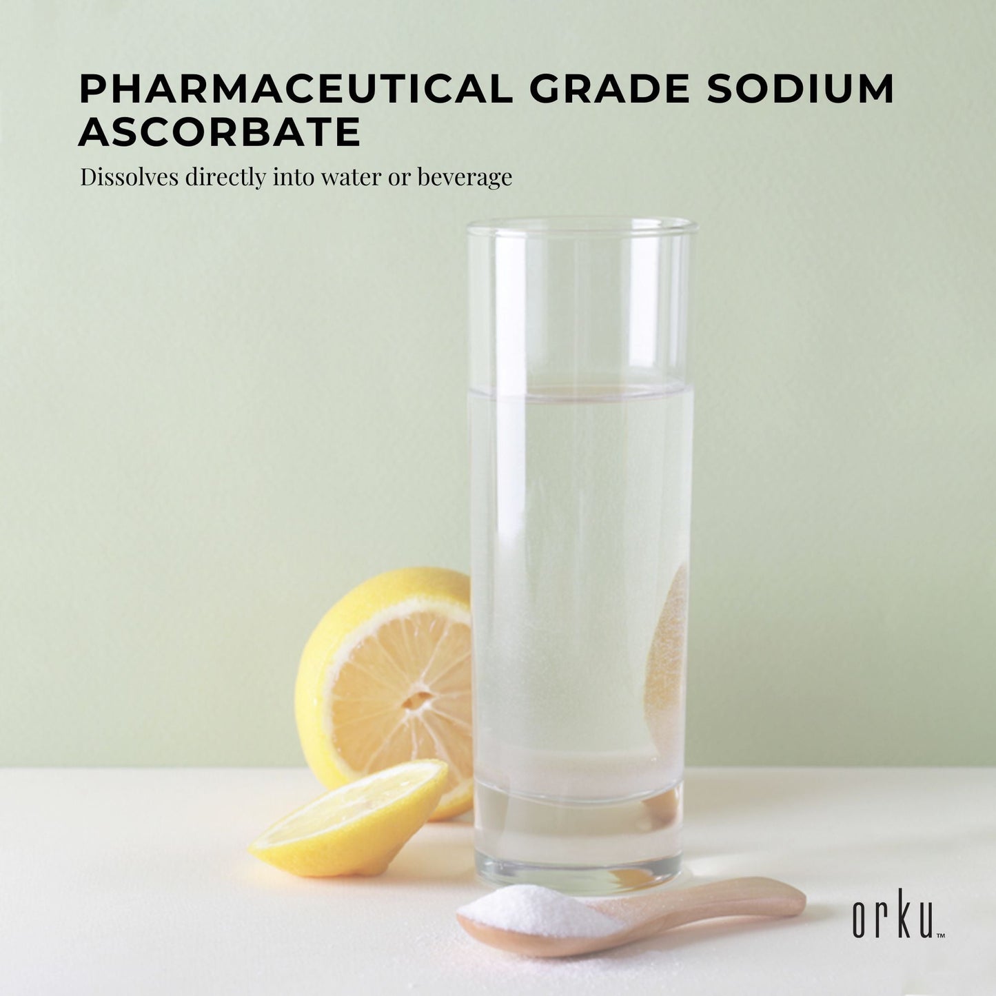 1Kg Sodium Ascorbate Powder - Vitamin C Buffered Pharmaceutical Ascorbic Acid