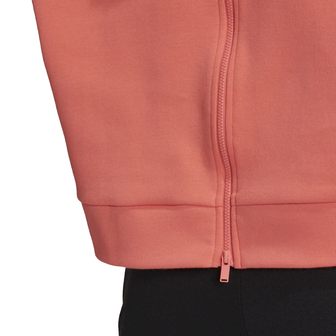 2 x Adidas Womens Pink/White Graphic Back Comfy Back-Zip Hoodie