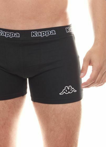 2 x Kappa Trunks Mens Black Boxers Underwear Trunk Boxer Shorts S M L Xl Xxl