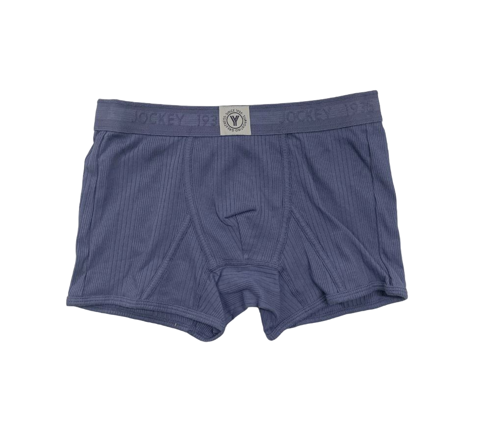 2 x Mens Jockey 1935 Y-Front Ribbed Comfy Trunks Black Multi Underwear