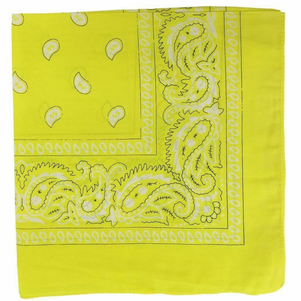 20 X Bandana Paisley Head Wrap 100% Cotton Neck Scarf