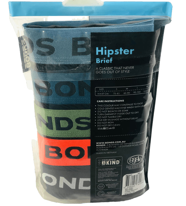 20 X Pairs Bonds Mens Hipster Brief Underwear Assorted 86K Pack