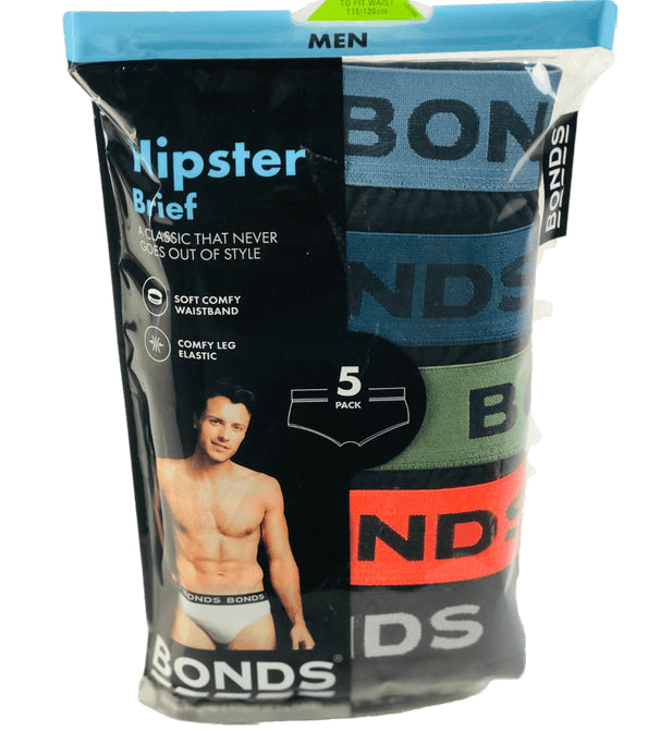 20 X Pairs Bonds Mens Hipster Brief Underwear Assorted 86K Pack