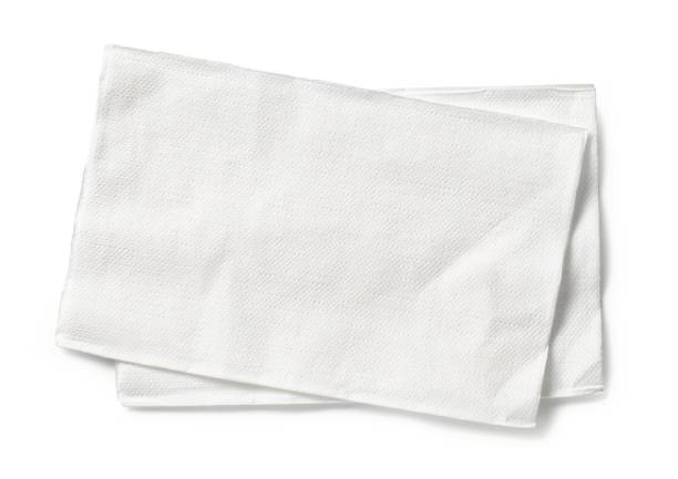 2000 X Alfresco Folded Dinner Napkins White 1 Ply