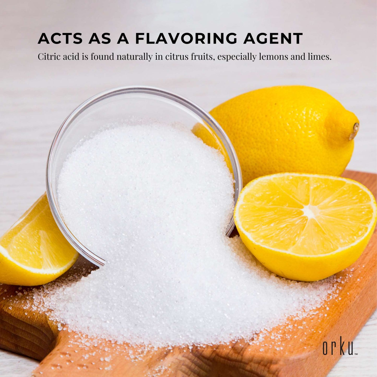 200g Citric Acid Powder - Food Grade Anhydrous GMO Free Preservative c6h807