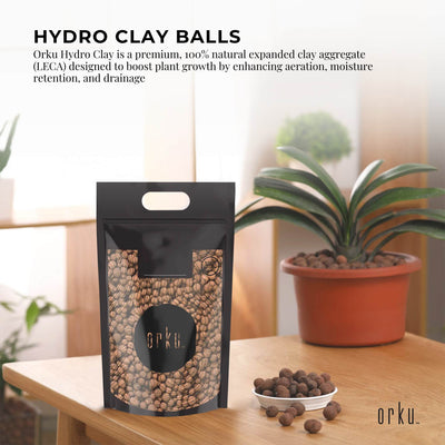 Natural Hydro Clay Balls - Premium Hydroponic Expanded Plant Growing Medium Bulk