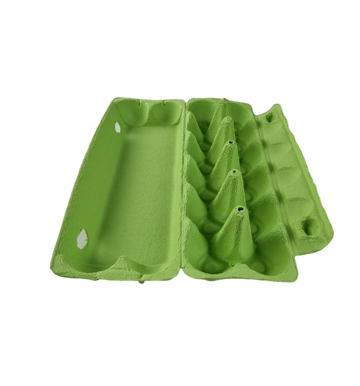 25 X Lime Green Full Dozen Carton 12-Egg Recyclable Egg Cartons