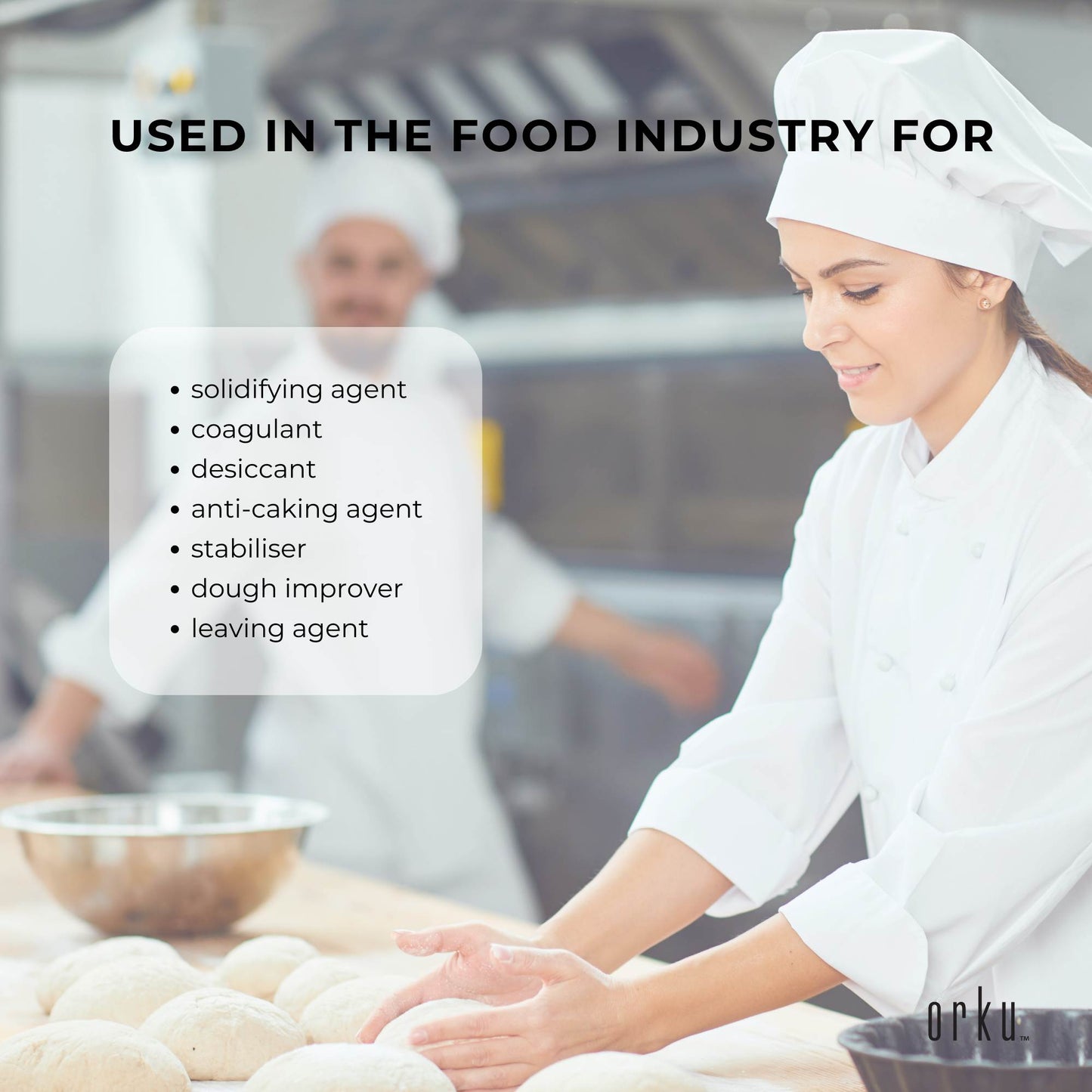 2Kg Calcium Sulphate Gypsum Powder - Food Grade Hydrous Sulfate