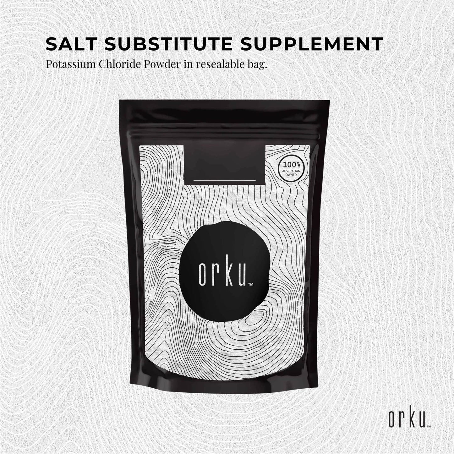 2Kg Potassium Chloride Powder - Pure E508 Food Grade Salt Substitute Replacer