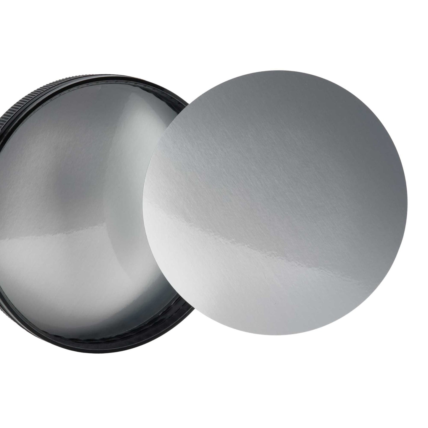 2.5L Wide Mouth Plastic Jars and Lids Black - Empty Protein and Powder Tubs