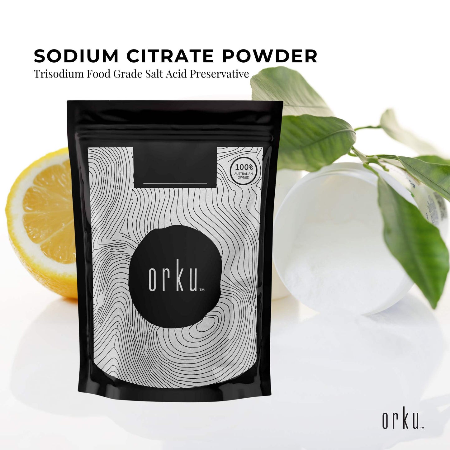 100g Sodium Citrate Powder - Trisodium Food Grade Salt Acid Preservative