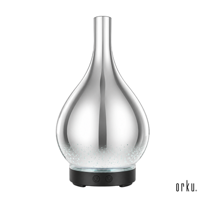 Orku Essential Oil Aroma Diffuser - Mirror 3D Fireworks Light USB Remote