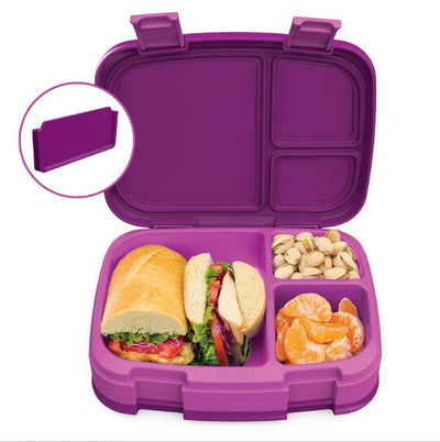 3 x Bentgo Fresh Version 2 Lunch Box Container Storage Purple