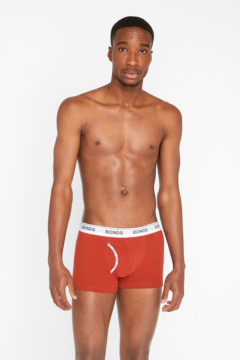 3 x Bonds Guyfront Trunk Mens Underwear Trunks Desert Dunes