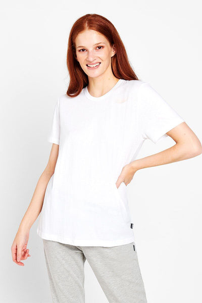 3 x Bonds Womens Core Crew Tee Cotton T-Shirt White
