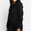3 x Bonds Womens Originals Pullover Hoodie Jacket Cotton Black
