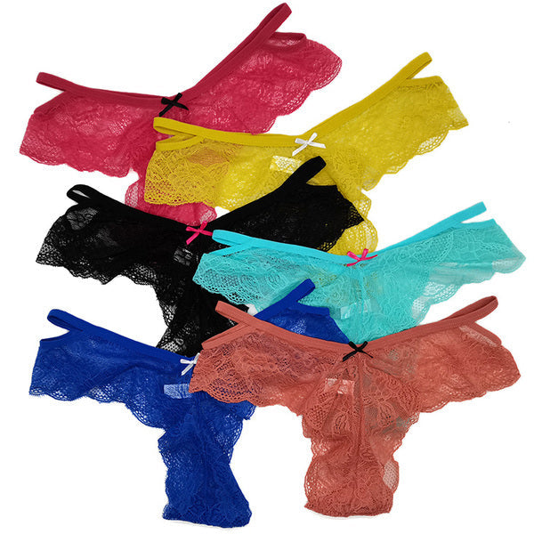 30 X Womens Sheer Nylon / Cotton Briefs - Assorted Underwear Undies 89539