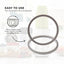 3x For Nutribullet Gasket Seals Grey Ring For 900W - Most 600W 1200W Blade
