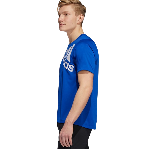 4 x Adidas Mens Royal Blue Tokyo Badge Training Athletic Tee T-Shirt