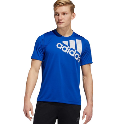 4 x Adidas Mens Royal Blue Tokyo Badge Training Athletic Tee T-Shirt