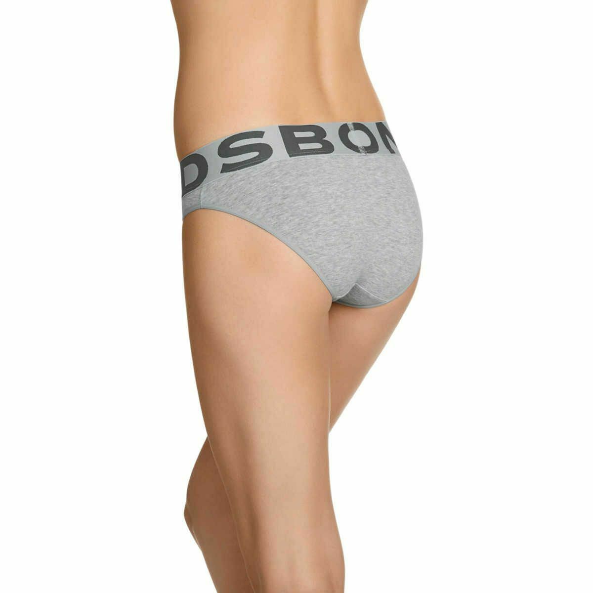 4 x Bonds Hip-Hanger Underwear Womens Black Grey Panties Undies