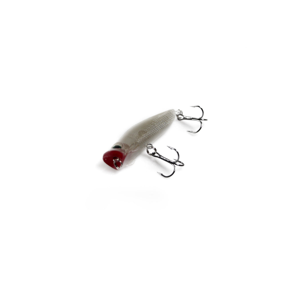 4 x Fishing Lures Hardbody 70mm Whiting Popper Bream Flathead Poppers Topwater