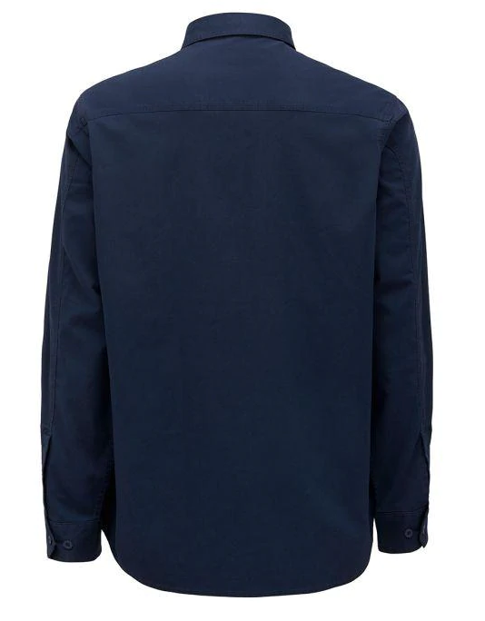 4 x Mens Hard Yakka Heritage Workers Long Sleeve Shirt Workwear Ink Y04425