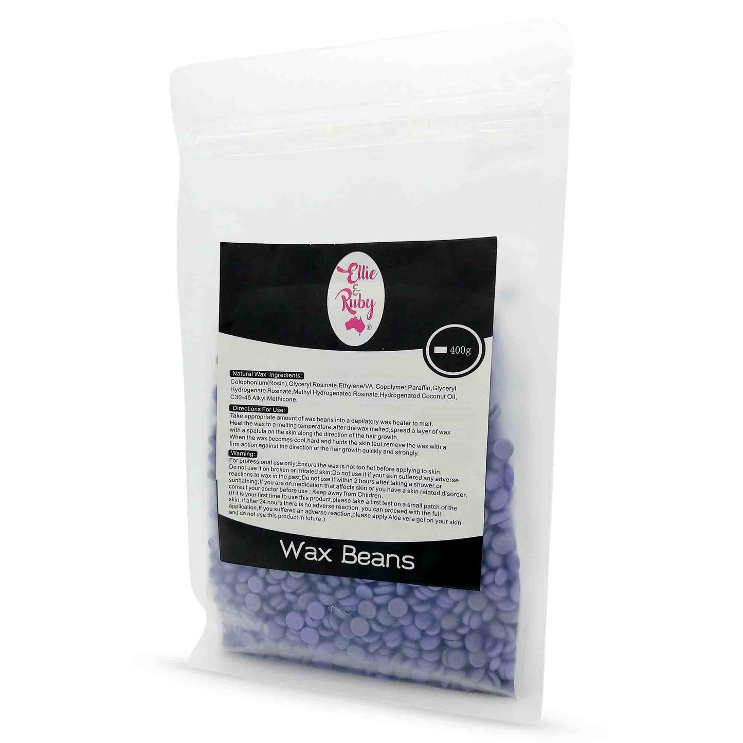 400g Hard Wax Beans - Brazilian Waxing Beads Stripless Bikini Hair Removal