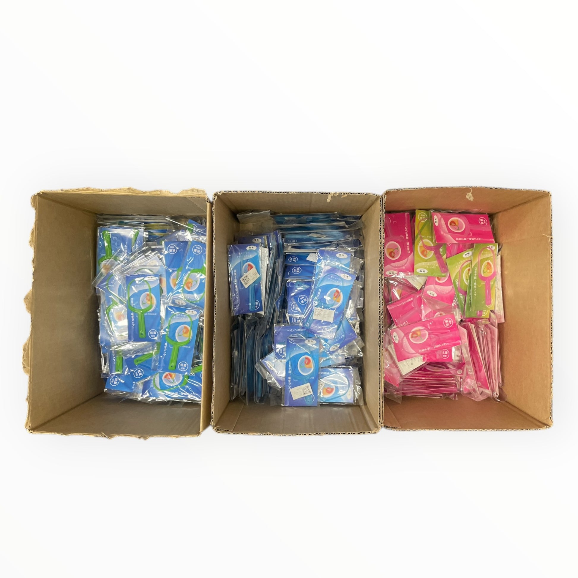 400x Plastic Tongue Scraper Cleaner for Mouth Oral Hygiene Reduce Bad Breath Smell