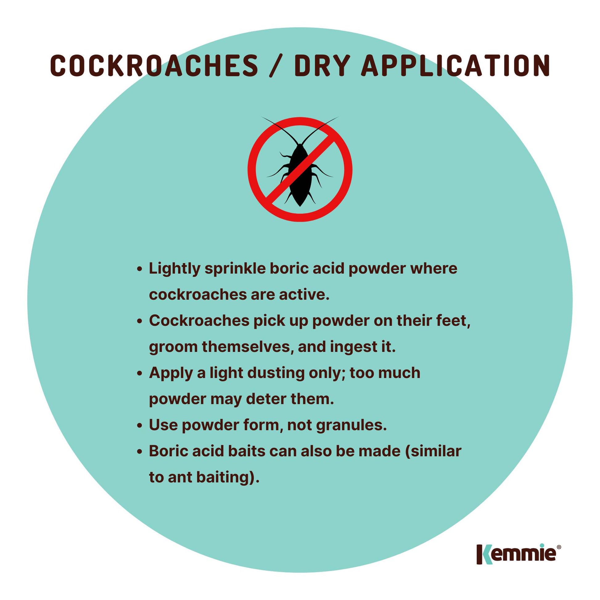 4.9Kg Boric Acid Powder Bucket 99.9% Pure Fully Soluble Granule Pest Ant Roaches