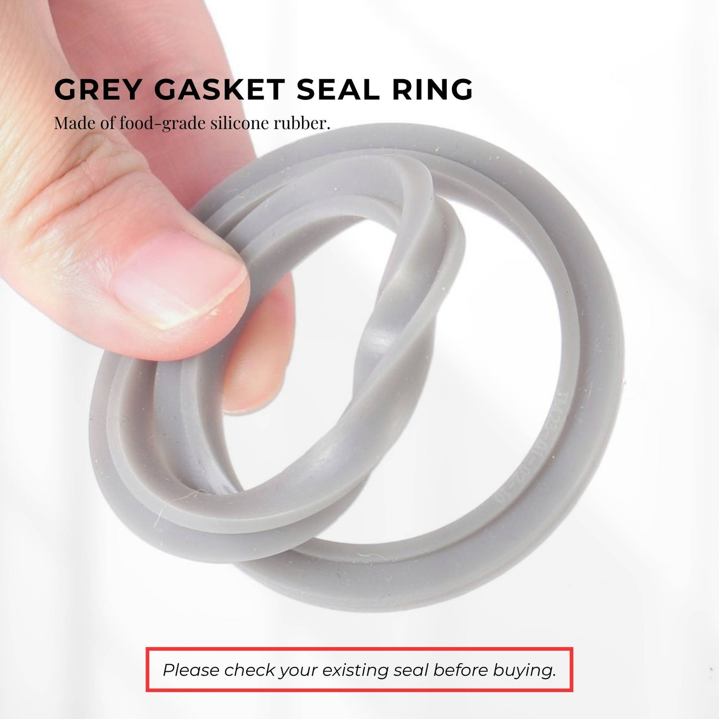4x Grey Gasket Seal Ring Compatible with Nutribullet 600 900 1200W 90mm