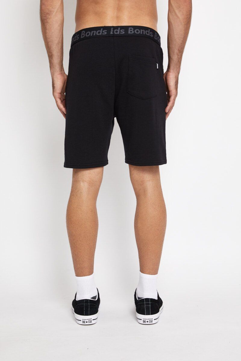 5 x Bonds Mens Essentials Short Cotton Pockets Shorts Black