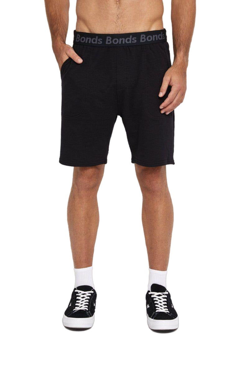 5 x Bonds Mens Essentials Short Cotton Pockets Shorts Black