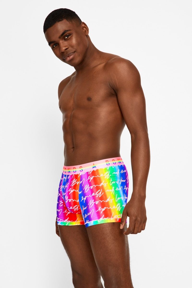 5 x Bonds Pride Originals Trunks Mens Underwear Bonds Loves You Mx8a