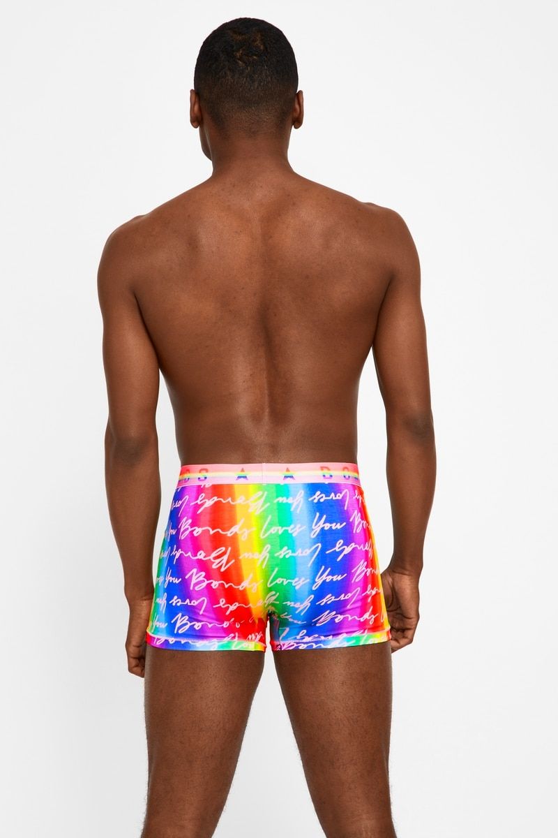5 x Bonds Pride Originals Trunks Mens Underwear Bonds Loves You Mx8a